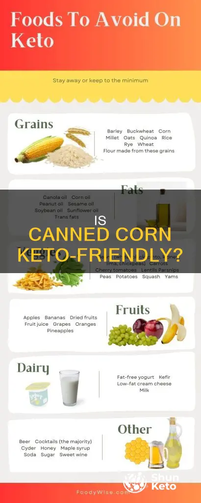 can you eat canned corn on keto