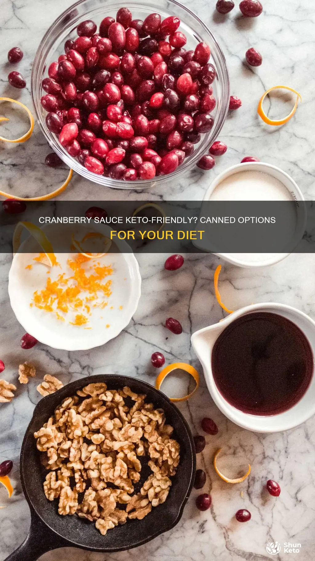 can you eat canned cranberry sauce on the keto diet