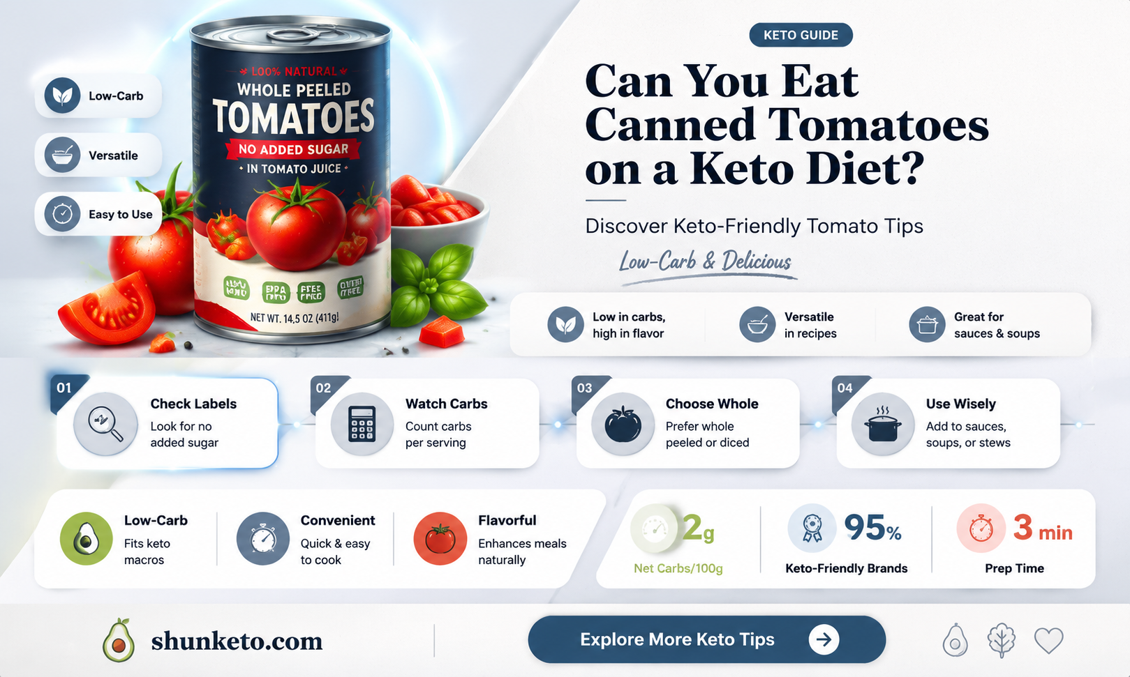 are canned tomatoes allowed on keto