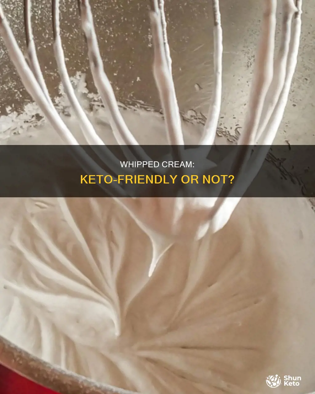 can you eat canned whipped cream on keto diet