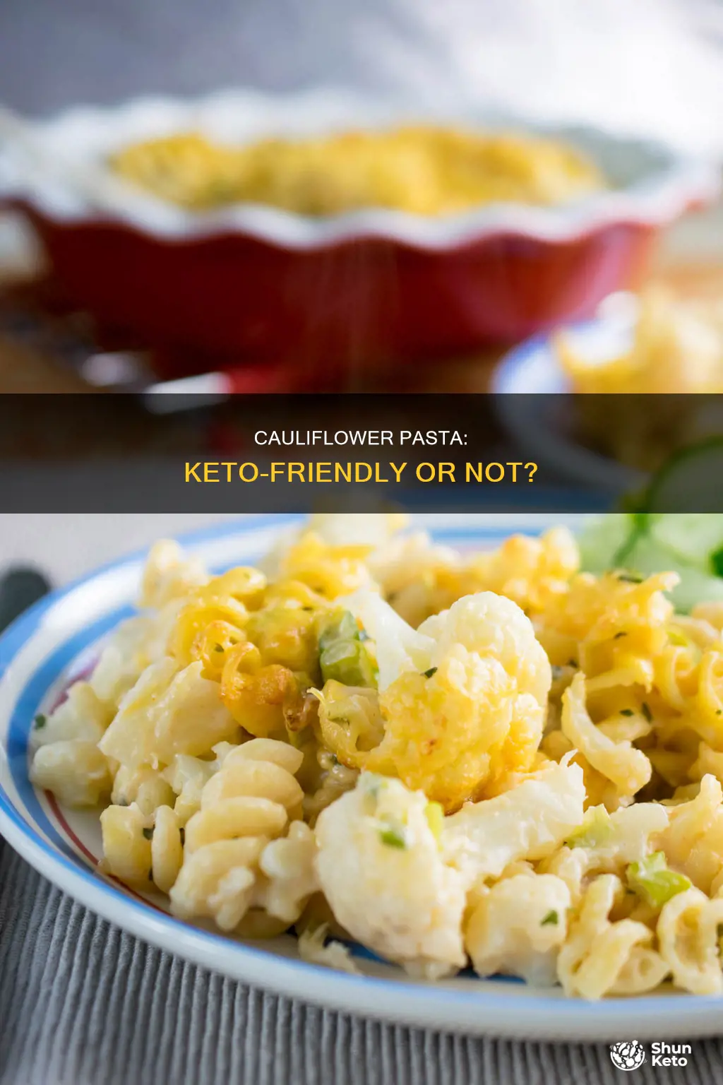 can you eat cauliflower pasta on keto
