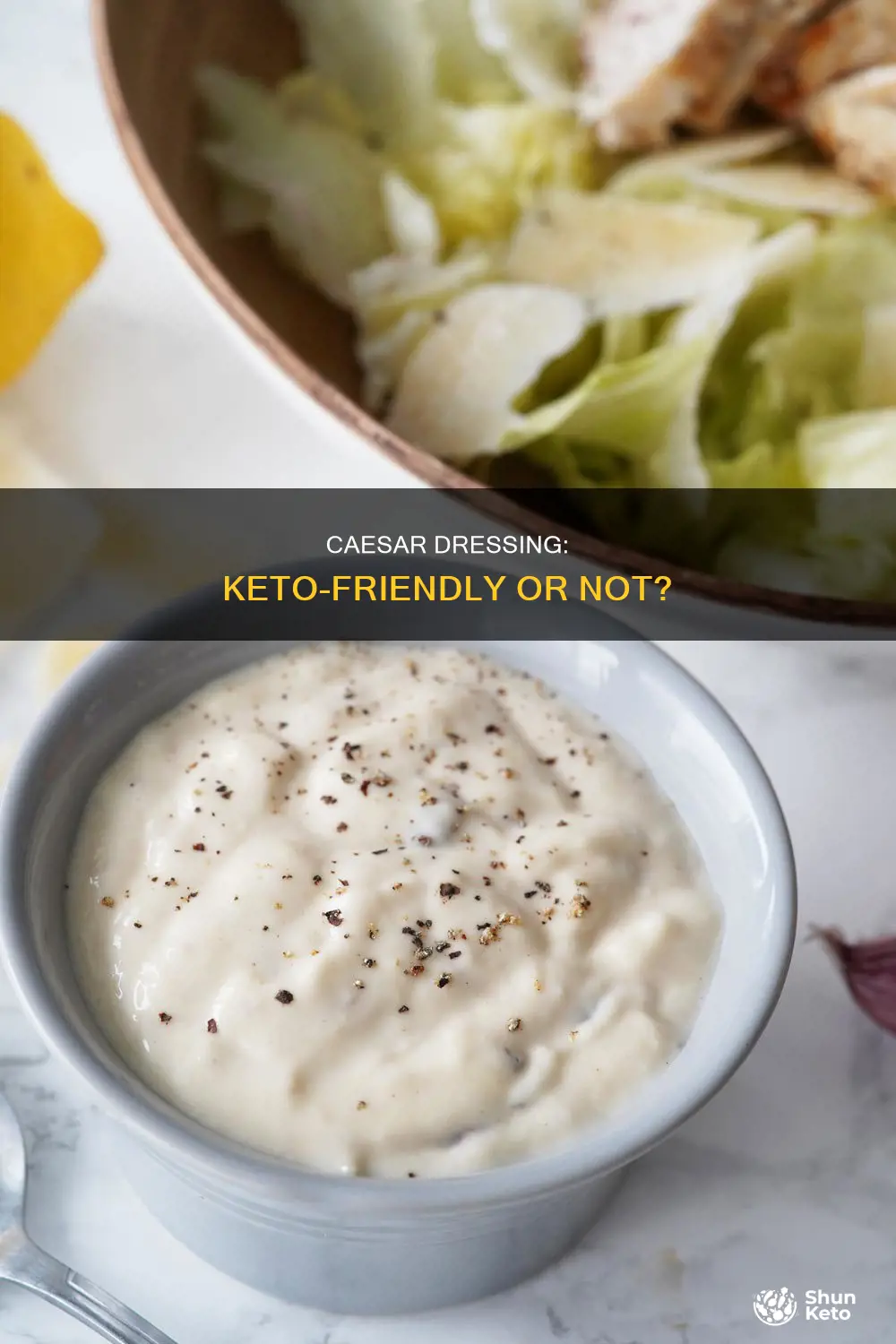 can you eat ceaser dressing on the keto diet
