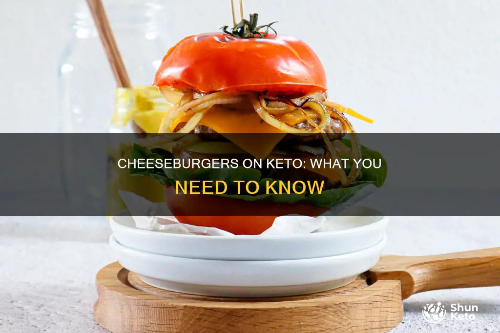 can you eat cheeseburgers on keto