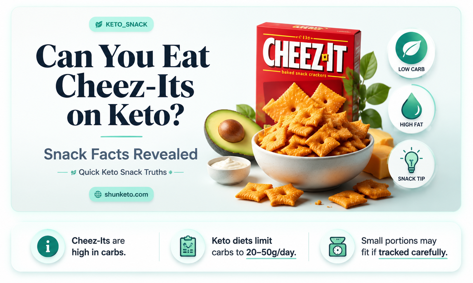 are cheez its on the keto diet