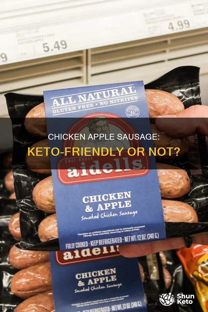 can you eat chicken apple sausage on keto