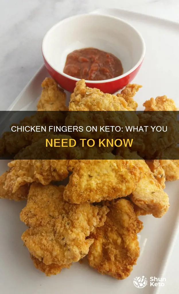 can you eat chicken fingers on keto diet