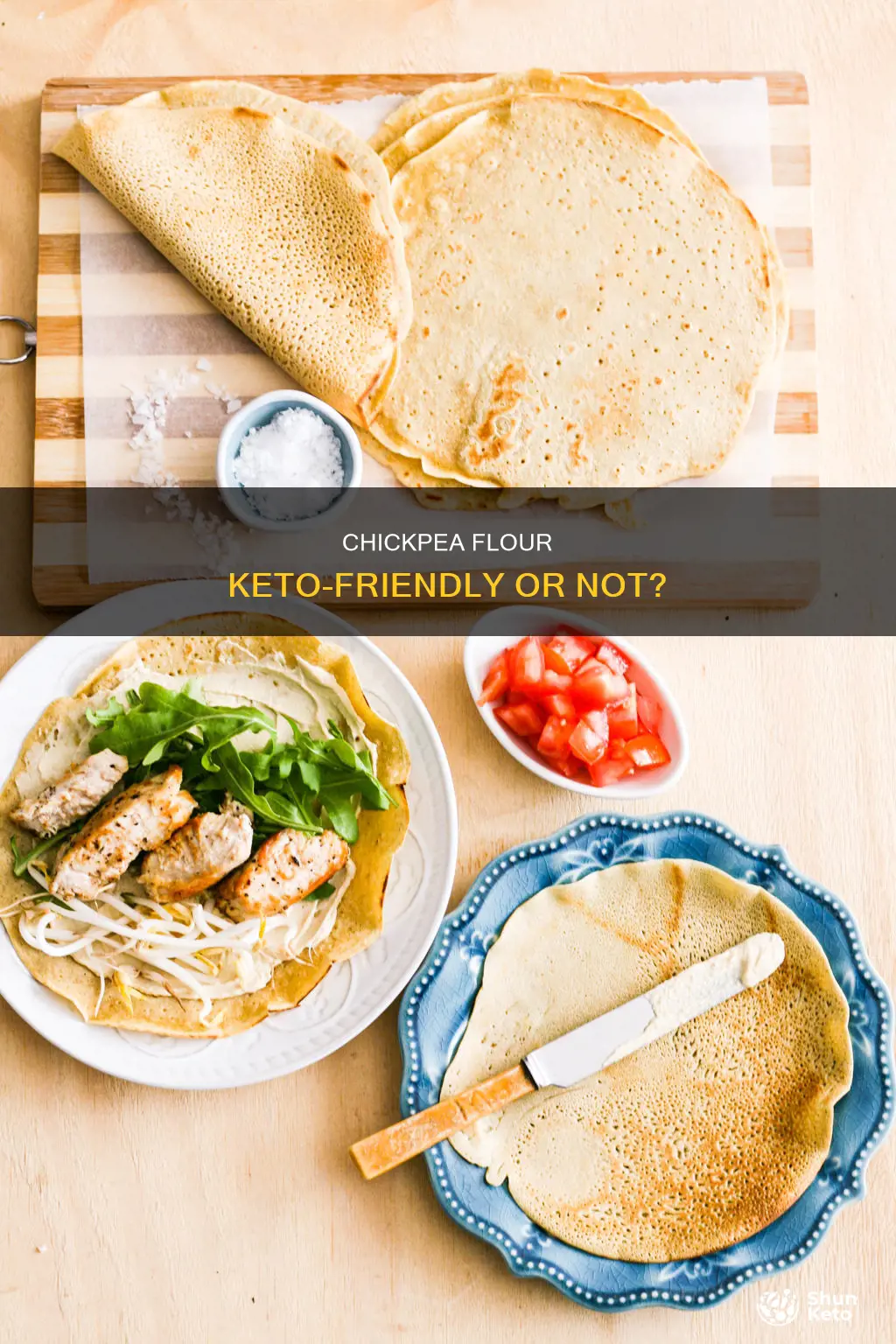 can you eat chickpea flour on keto