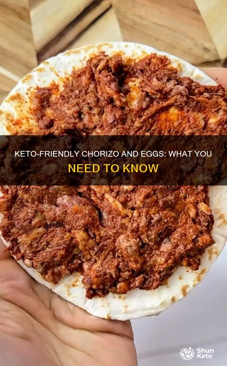 can you eat chorizo and eggs on keto