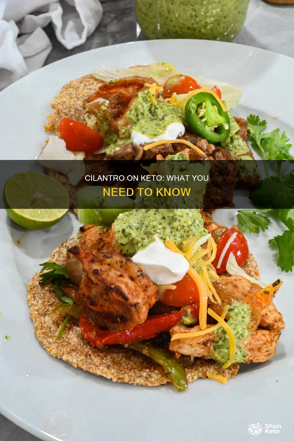 can you eat cilantro on keto