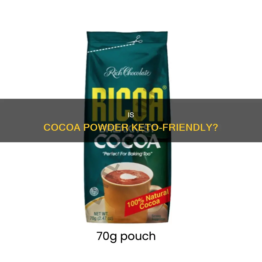 can you eat cocoa powder on keto