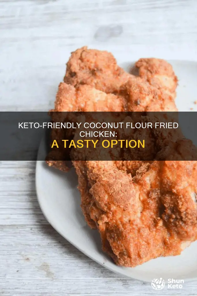 can you eat coconut flour fried chicken on keto