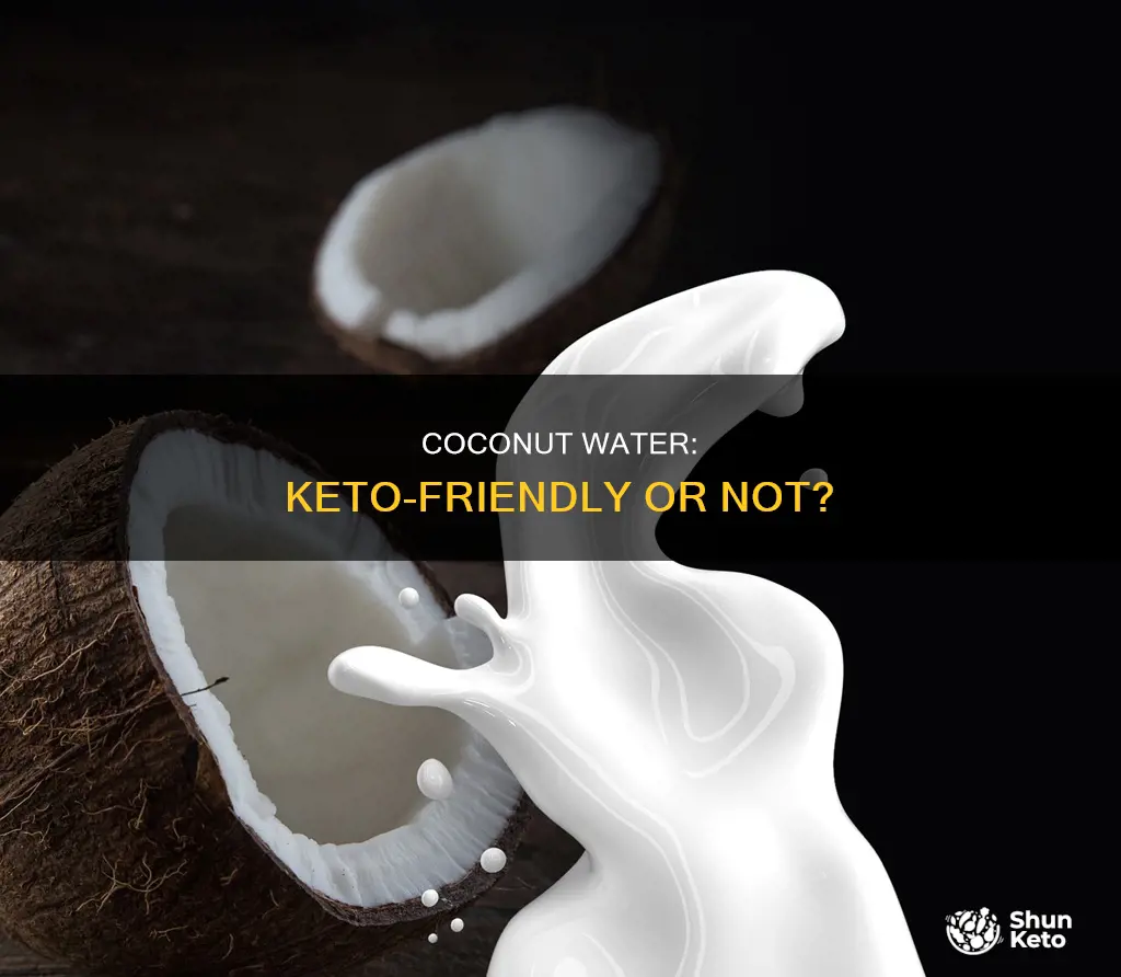 can you eat coconut water on keto