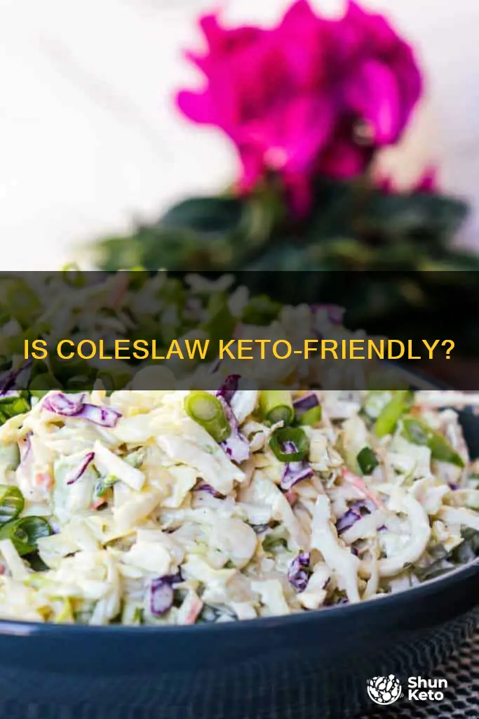 can you eat coleslaw on a keto diet