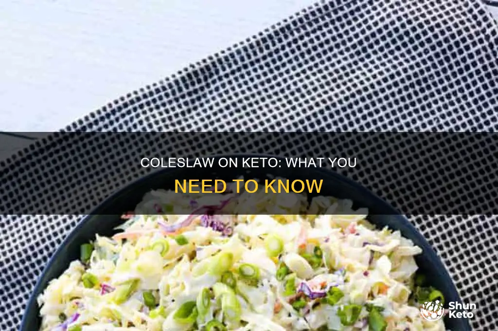 can you eat coleslaw on keto