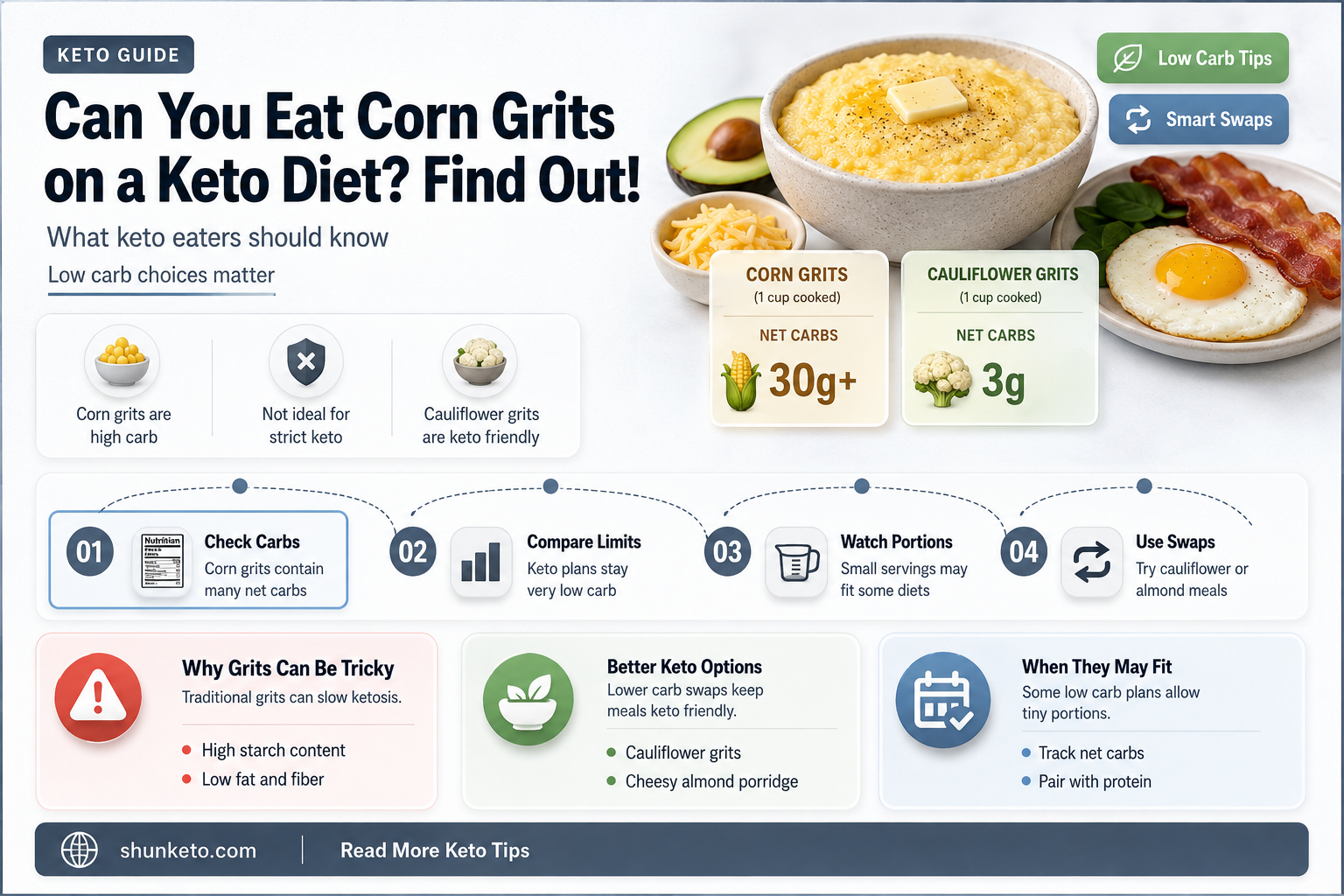 are corn grits keto