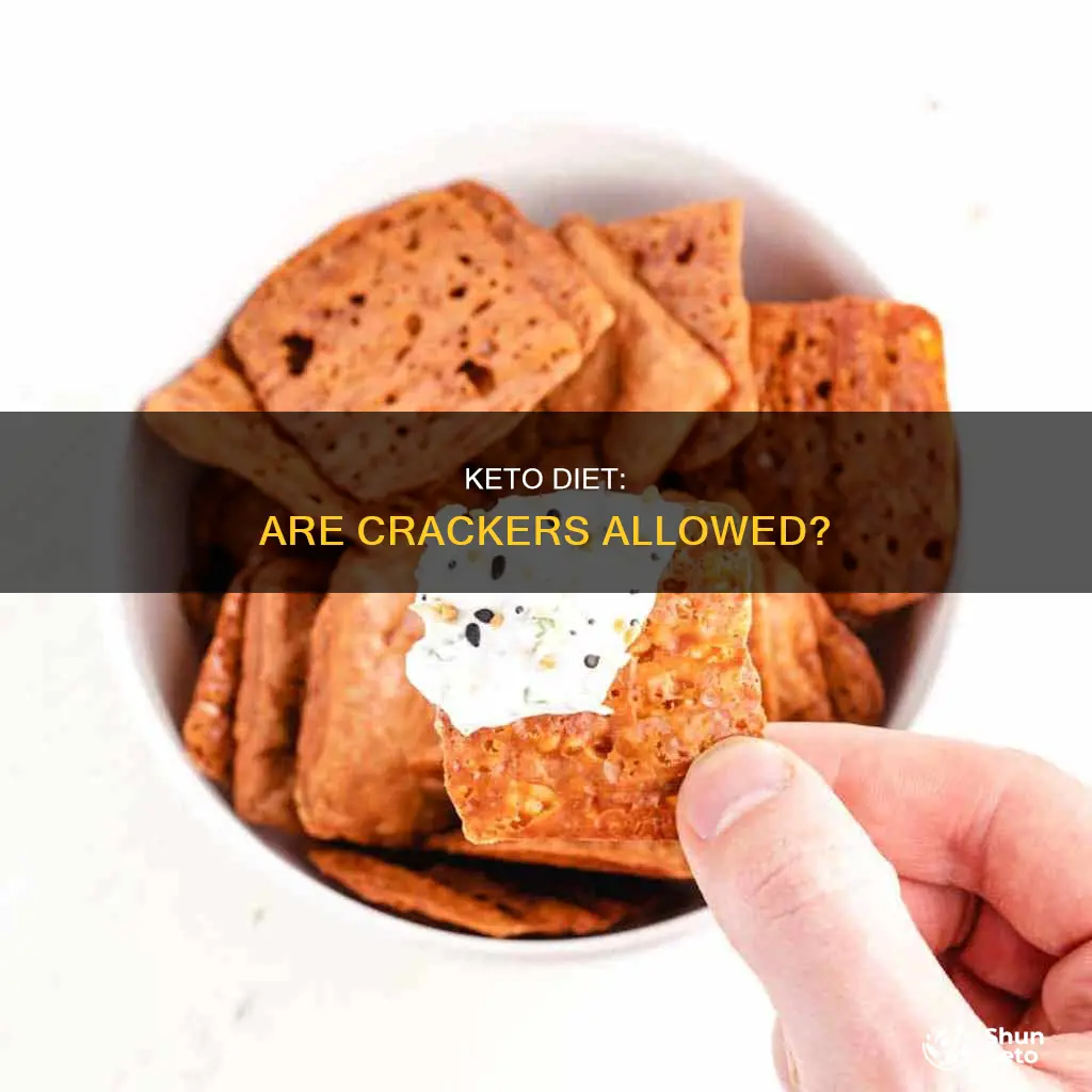 can you eat crackers on a keto diet