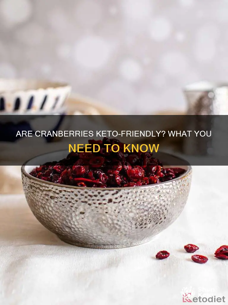 can you eat cranberries on a keto diet