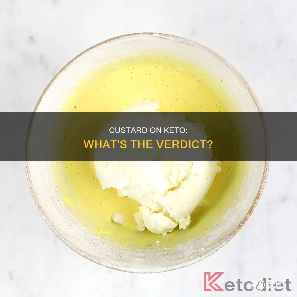 can you eat custard on keto