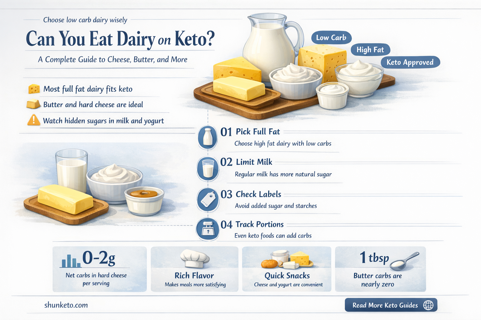 are dairy products allowed on keto diet