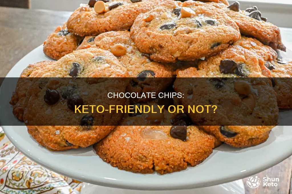 can you eat dark chocolate chips on keto