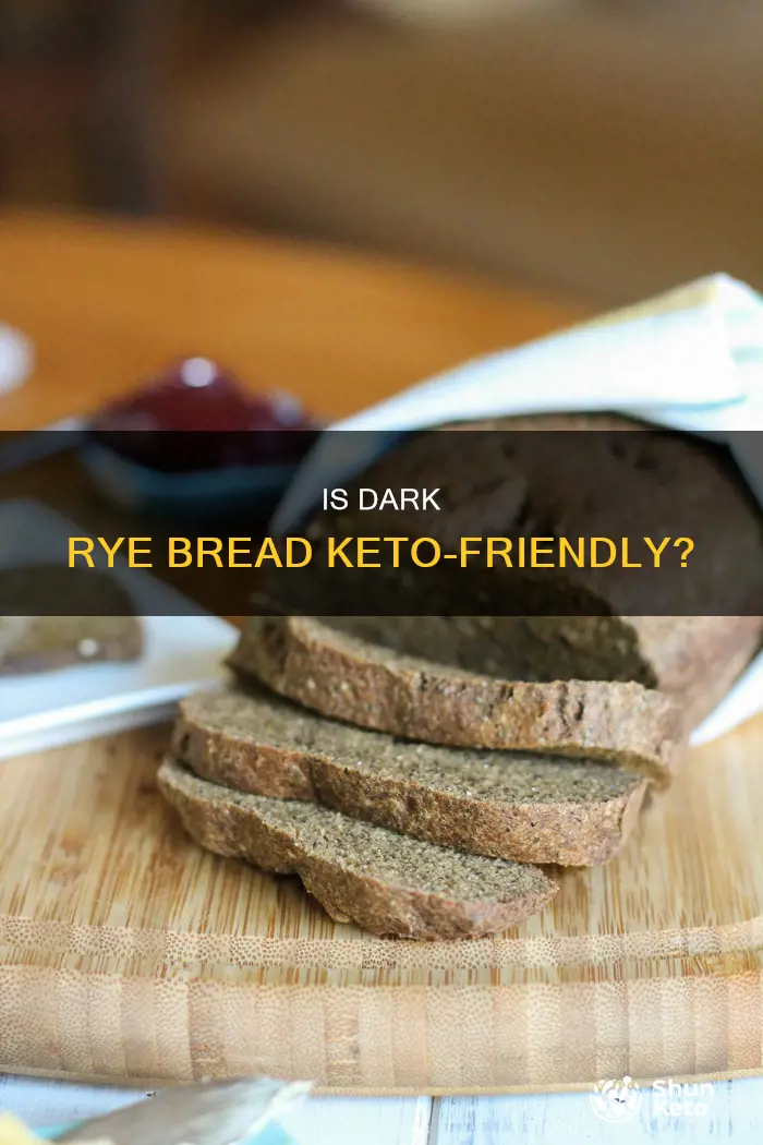 can you eat dark rye bread on keto diet