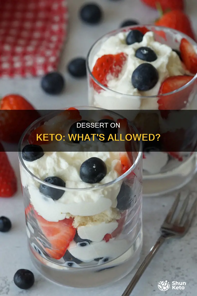 can you eat dessert on keto