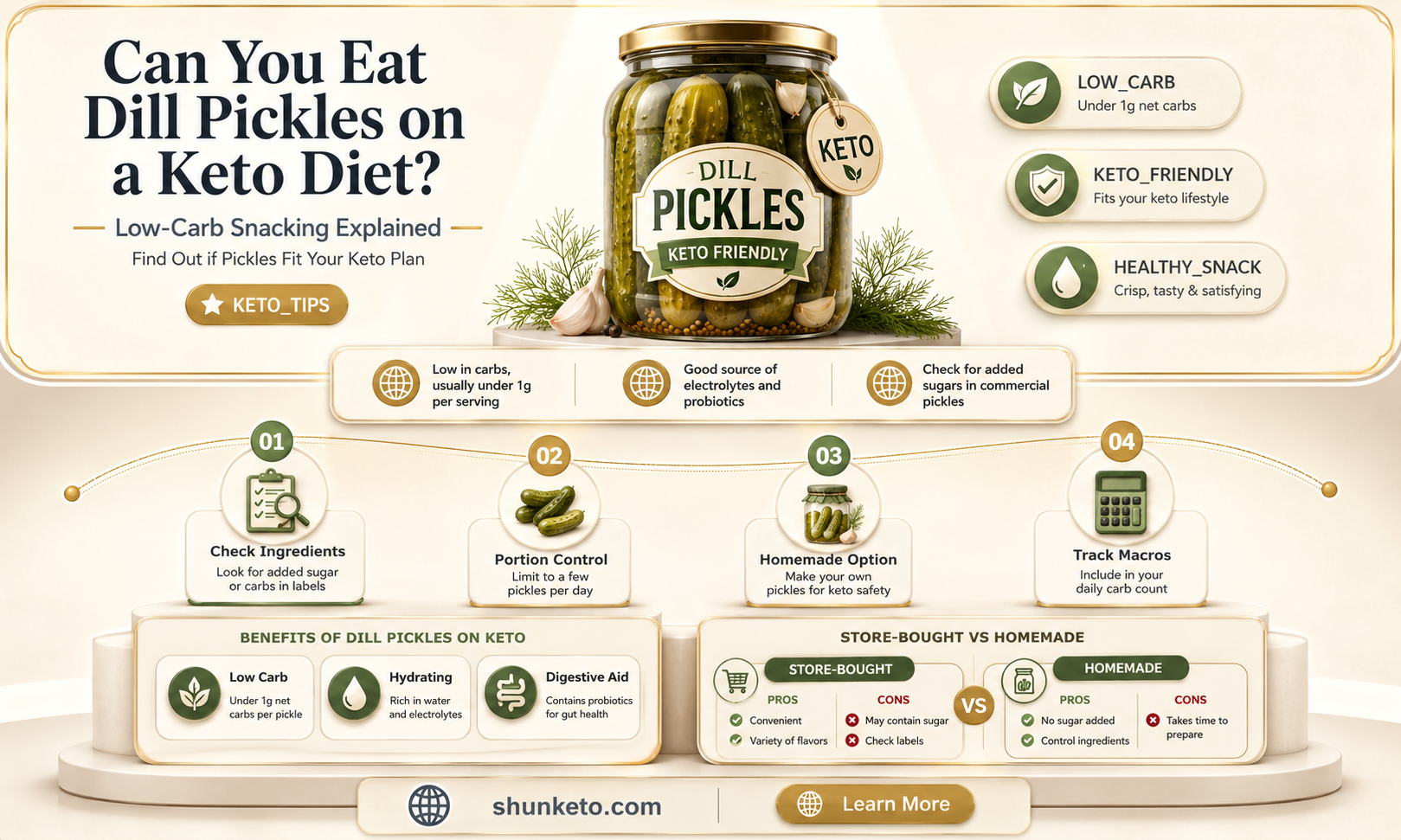 are dill pickles allowed on keto diet