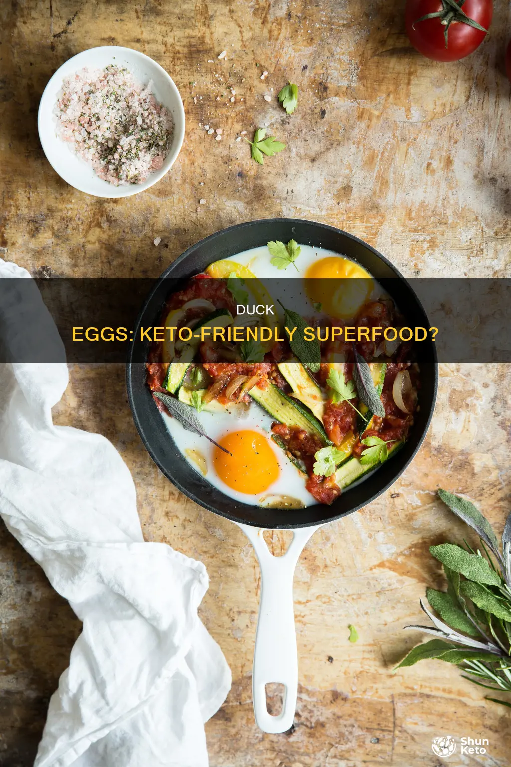 can you eat duck eggs on keto