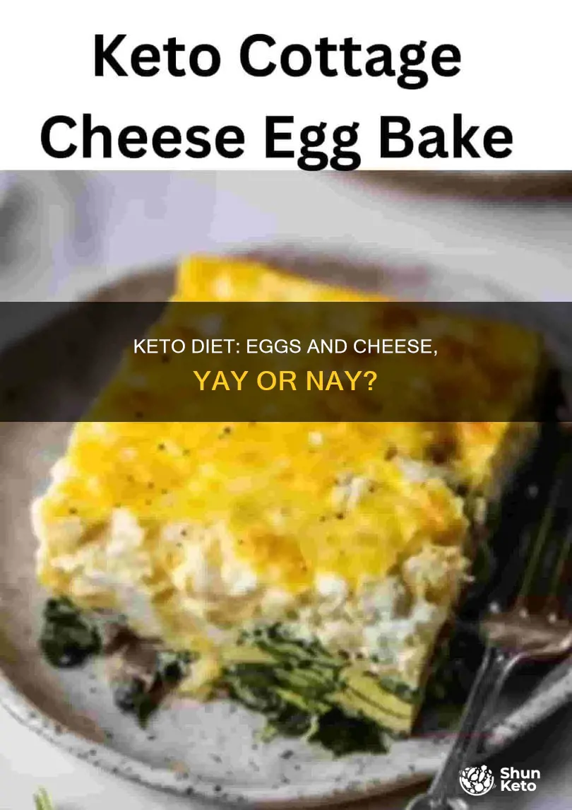 can you eat eggs and cheese on the keto diet