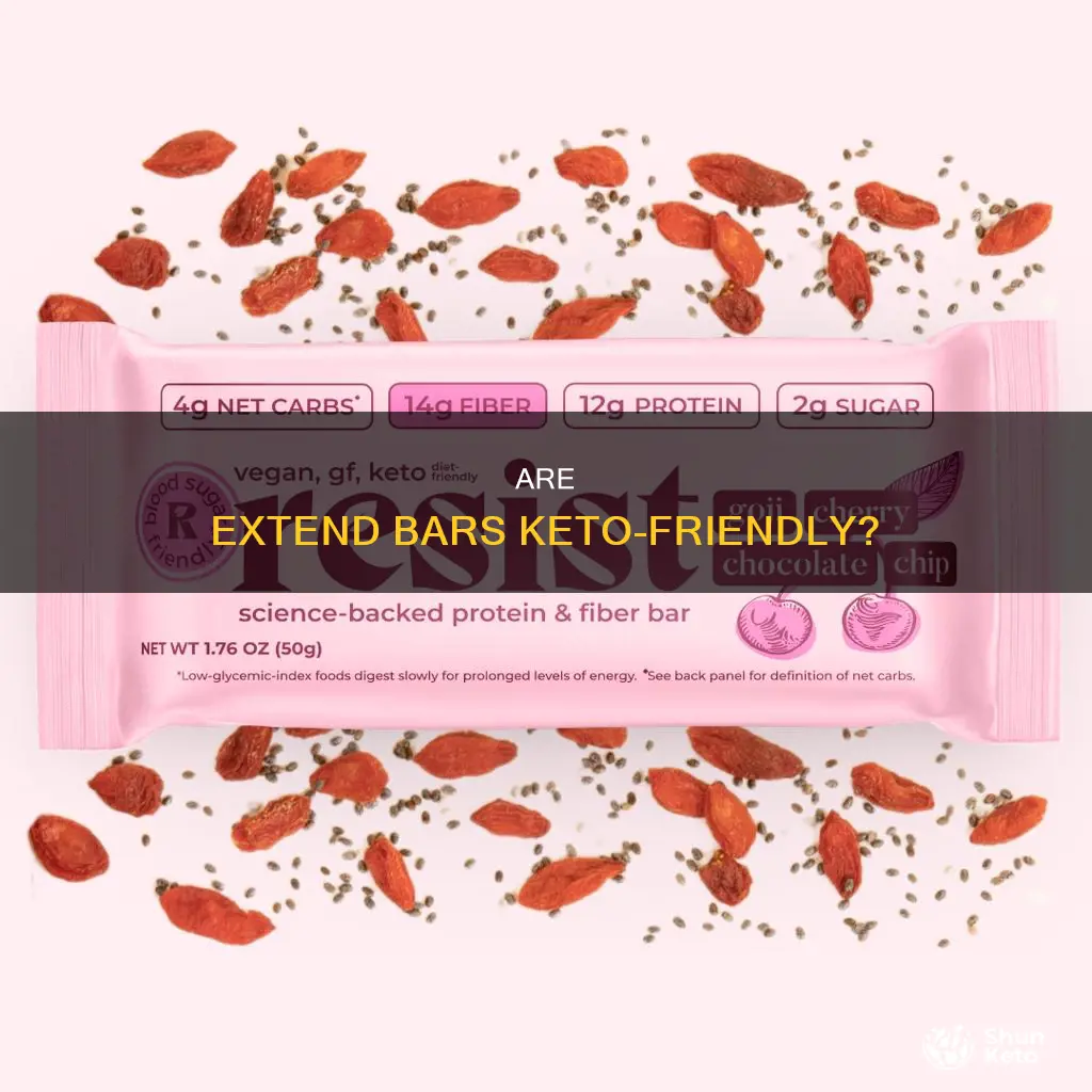 can you eat extend bars on the keto diet