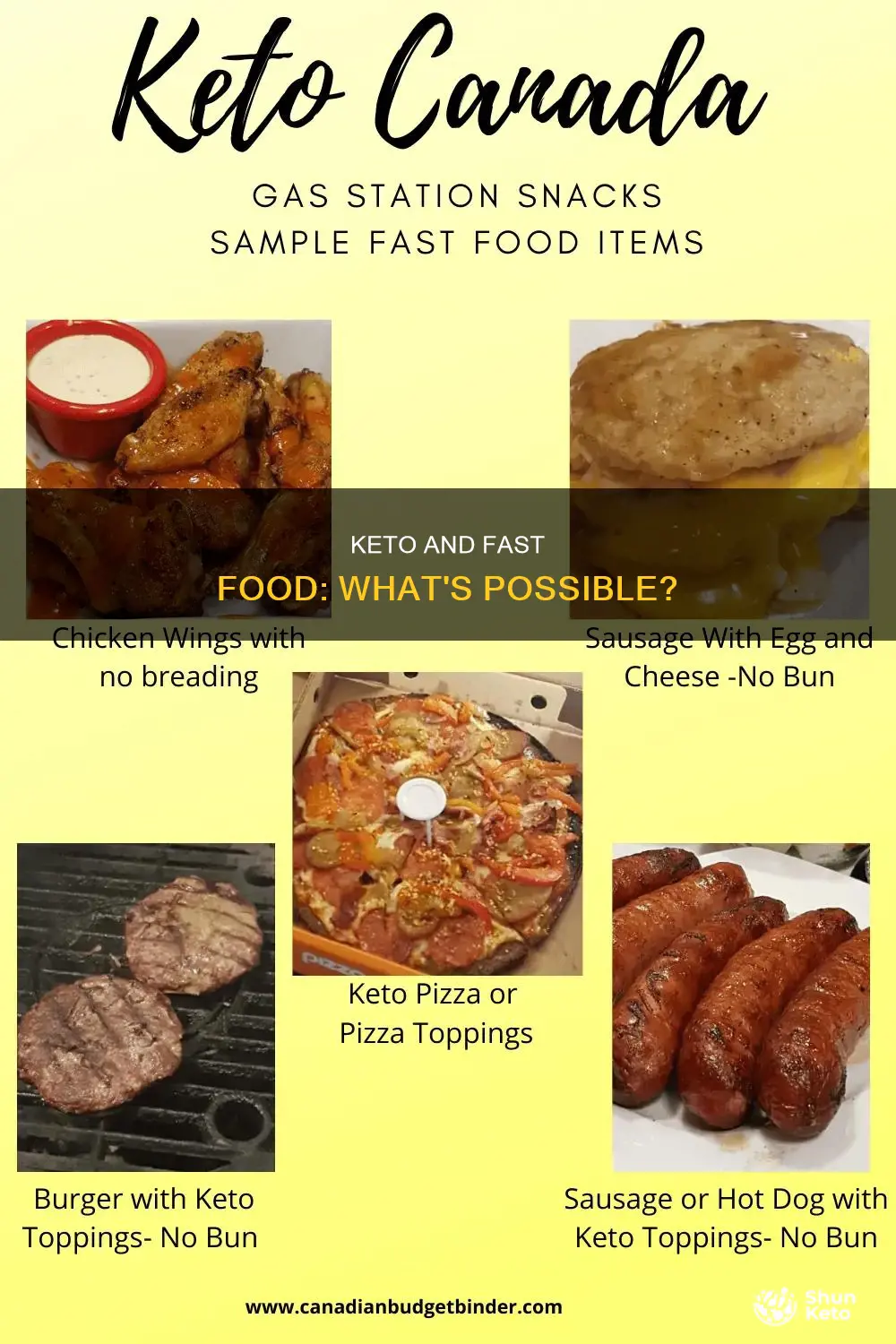 can you eat fast food on a keto diet