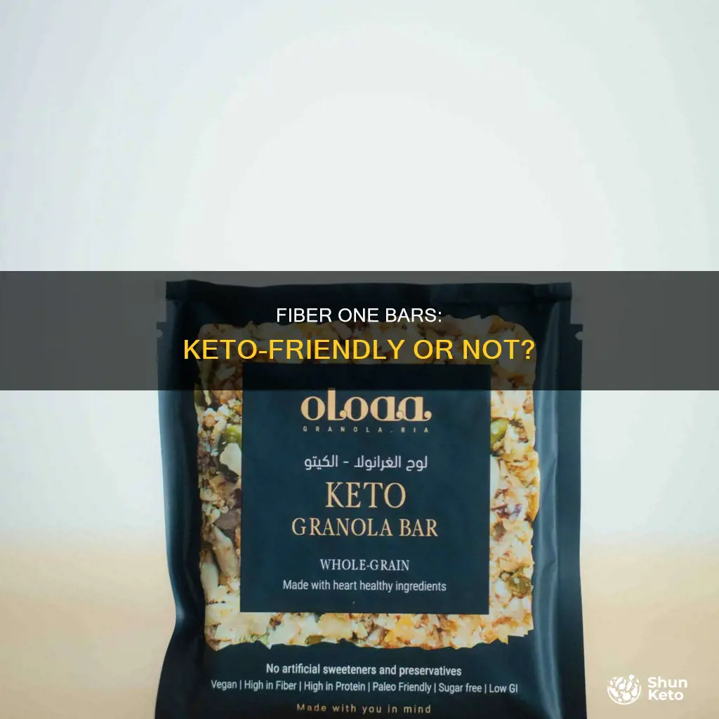 can you eat fiber one bars on keto