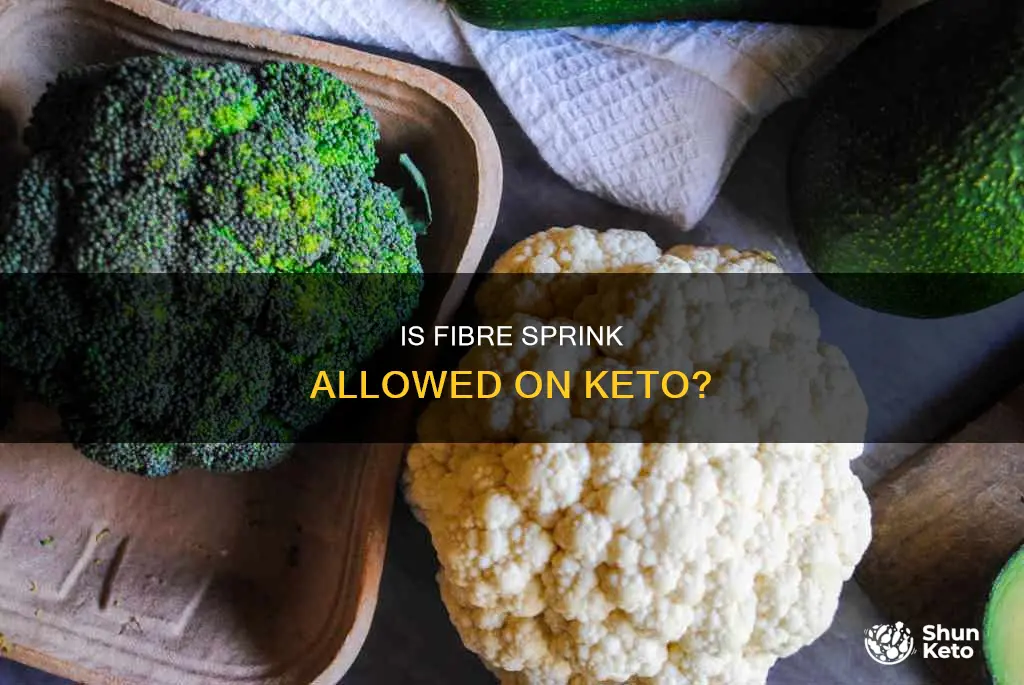 can you eat fibre sprink on a keto diet