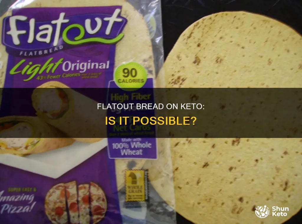 can you eat flatout bread on keto