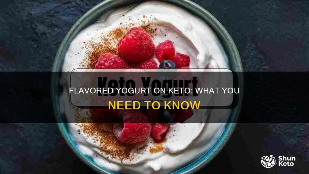 can you eat flavored yogurt on a keto diet