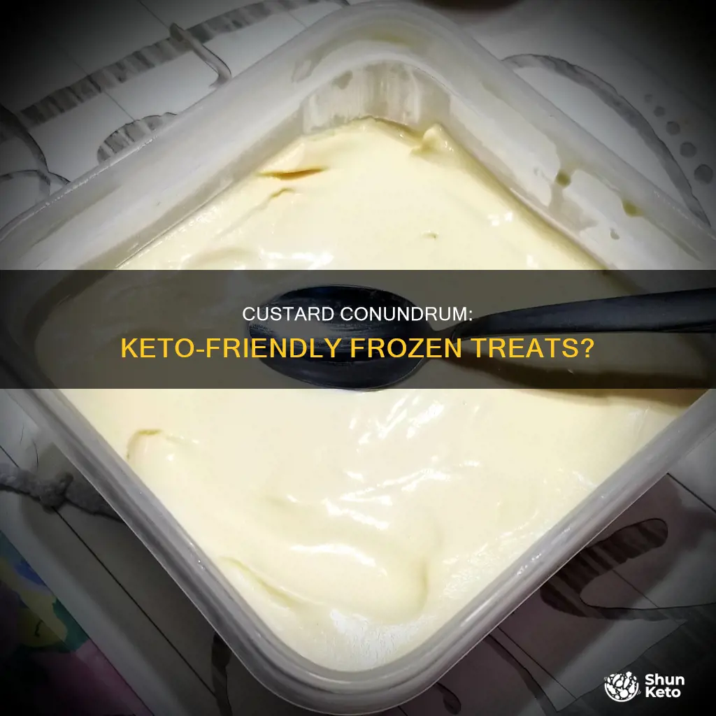 can you eat frozen custard on keto