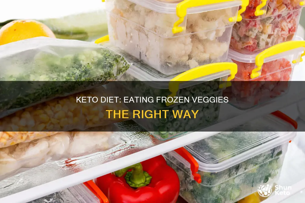 can you eat frozen veg on keto