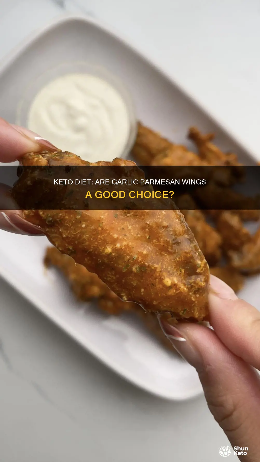 can you eat garlic parmesan wings on keto diet