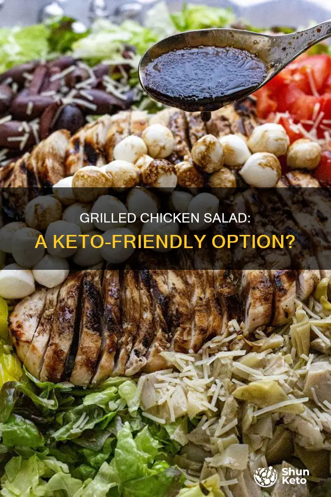 can you eat grilled chicken salad on keto