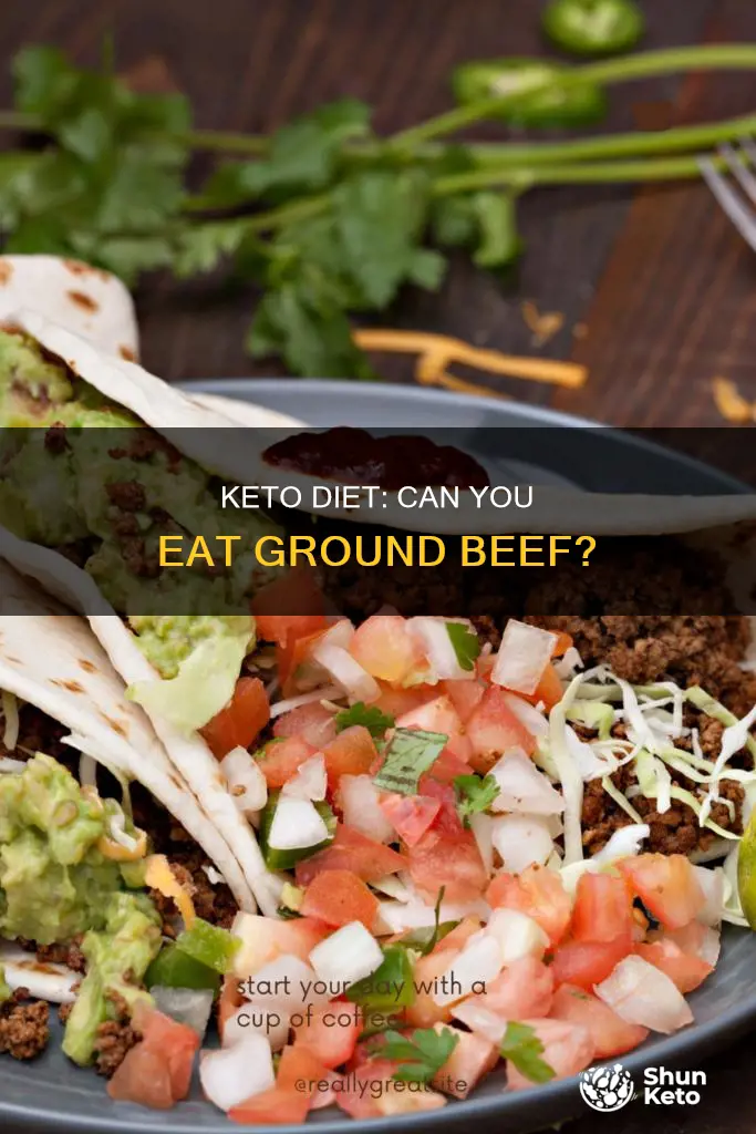 can you eat ground beef on a keto diet