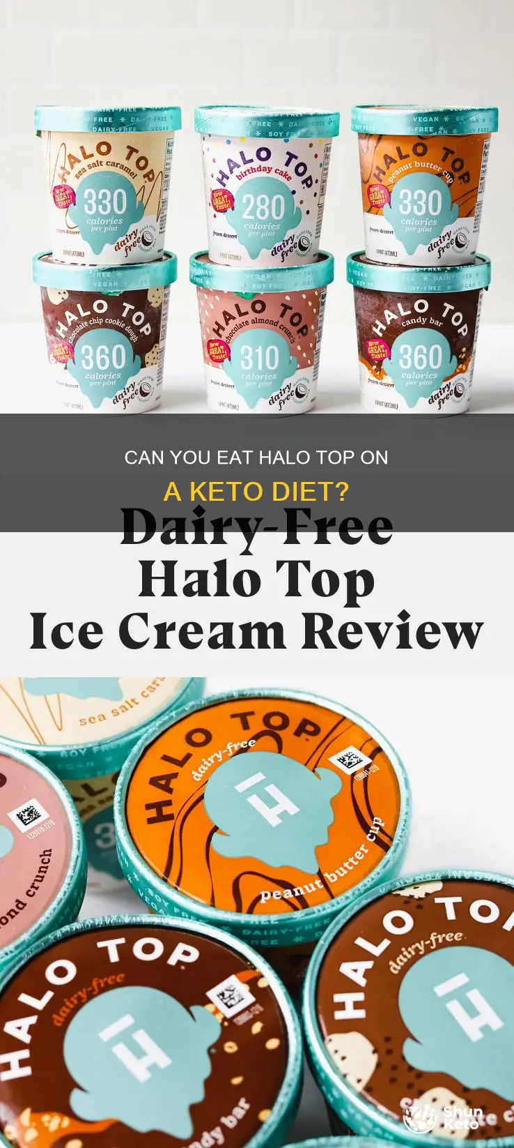 can you eat halo top on keto
