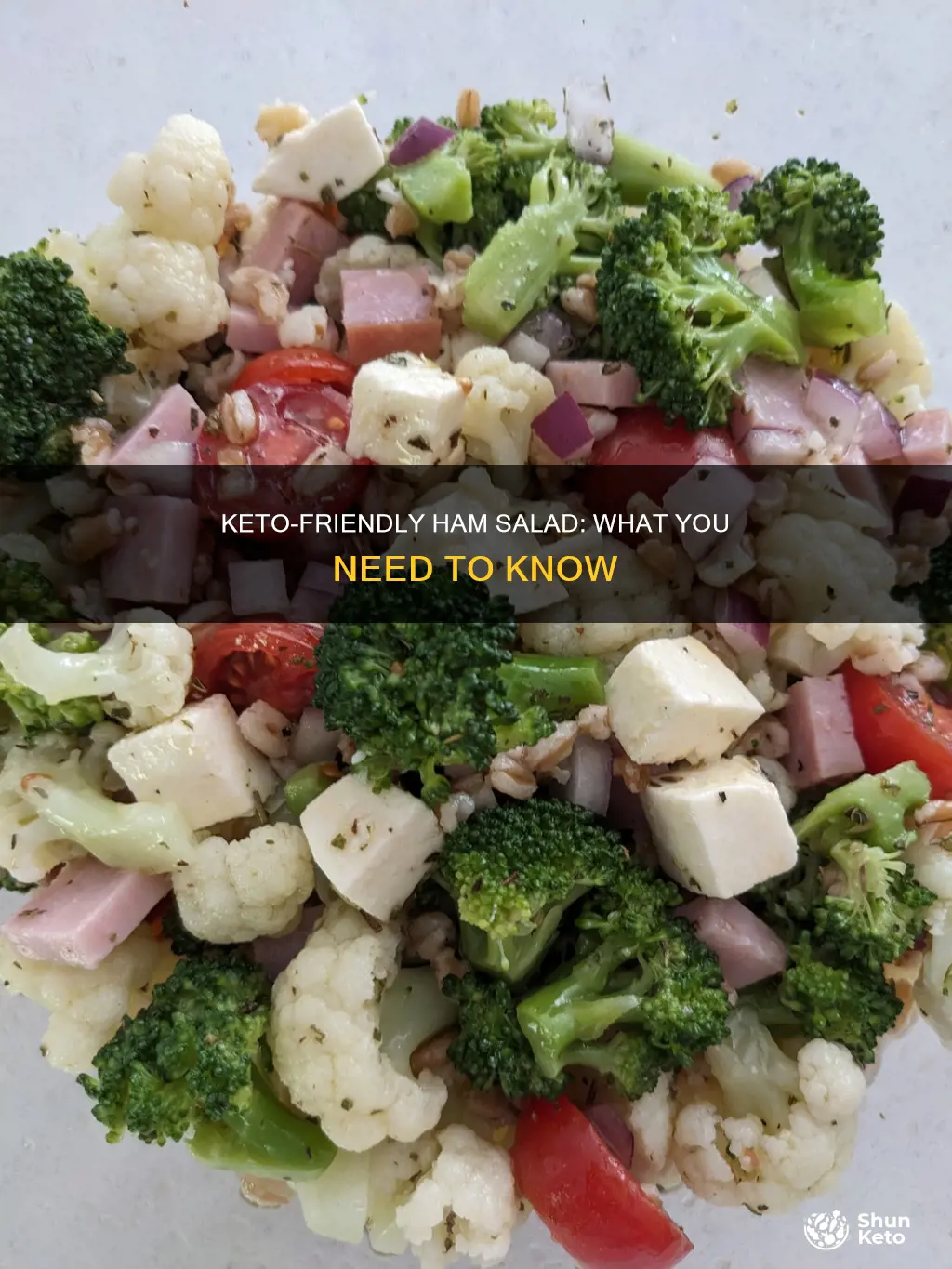 can you eat ham salad on keto