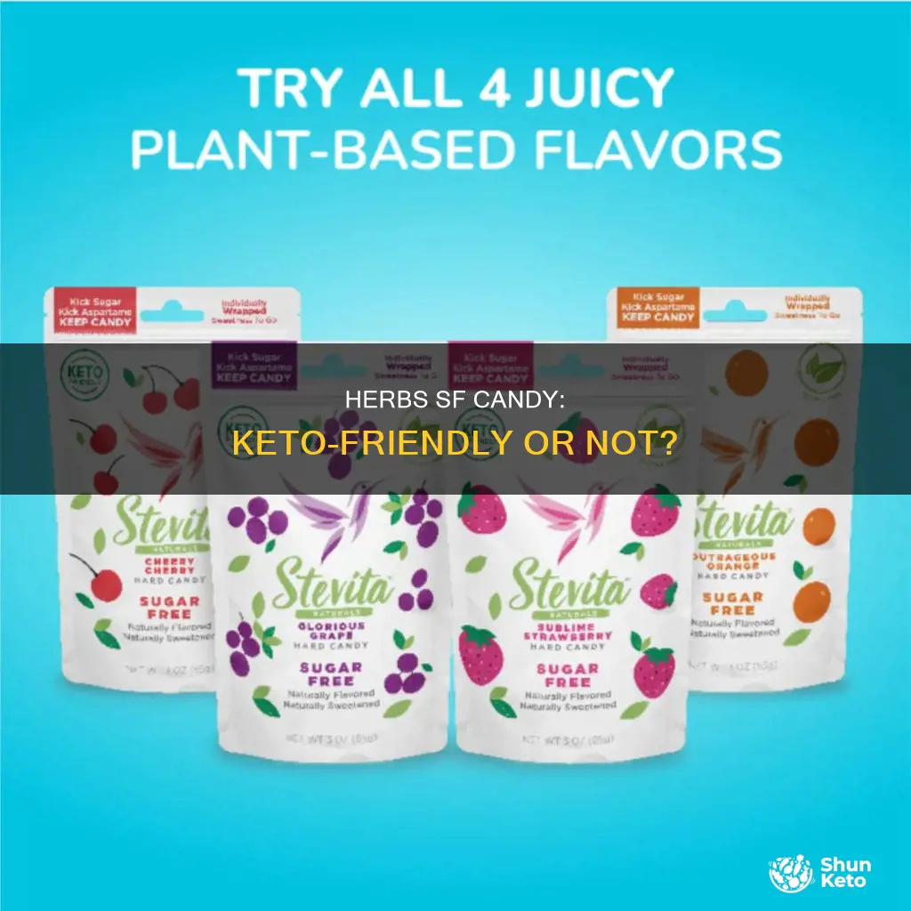 can you eat herbs sf candy on keto