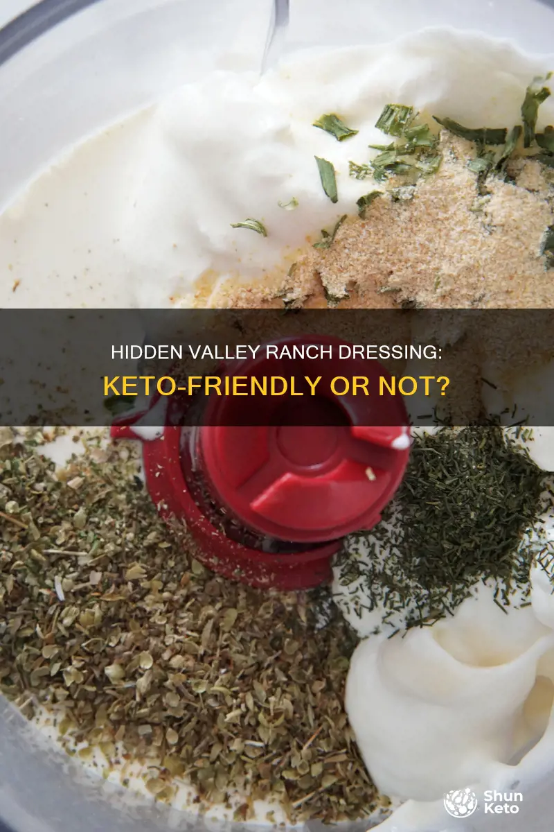 can you eat hidden valley ranch dressing on keto