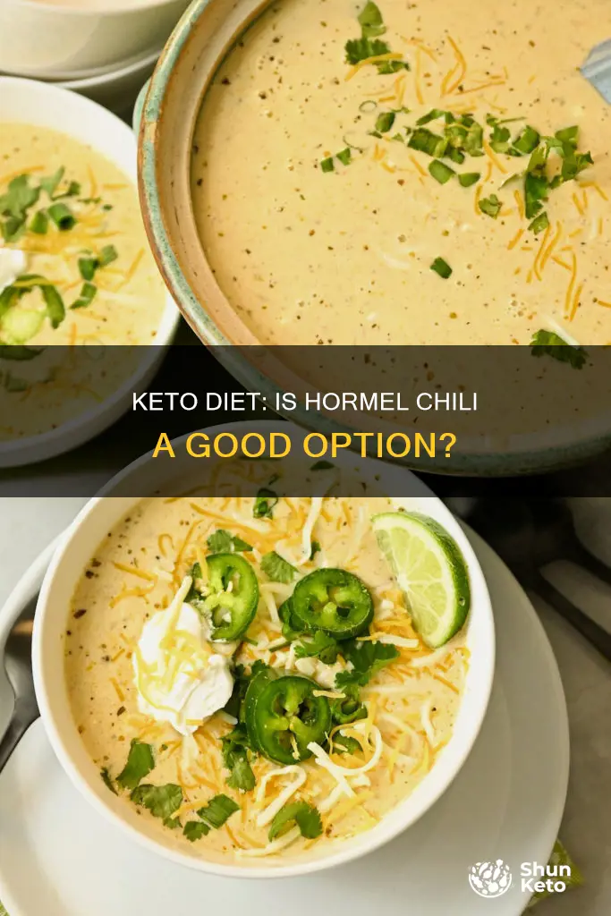 can you eat hormel chili on keto diet