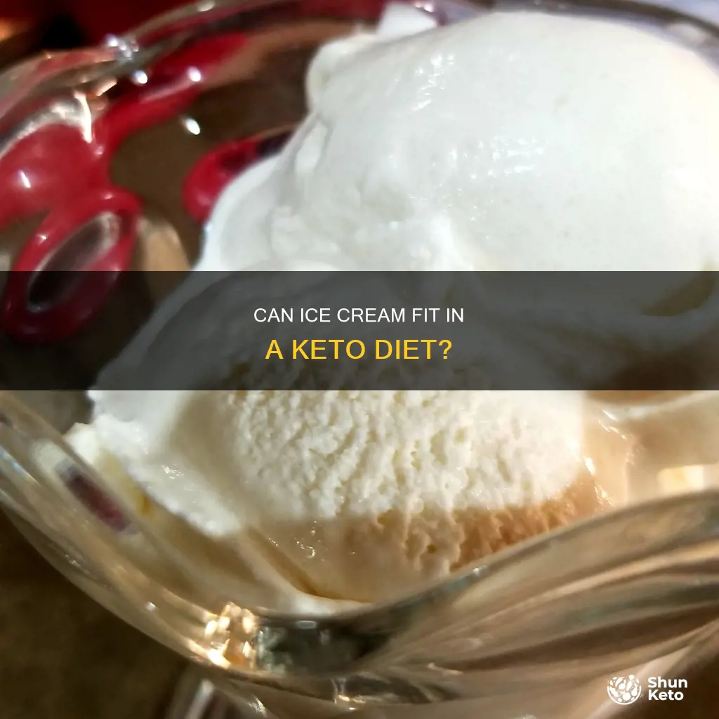 can you eat ice cream while on keto diet