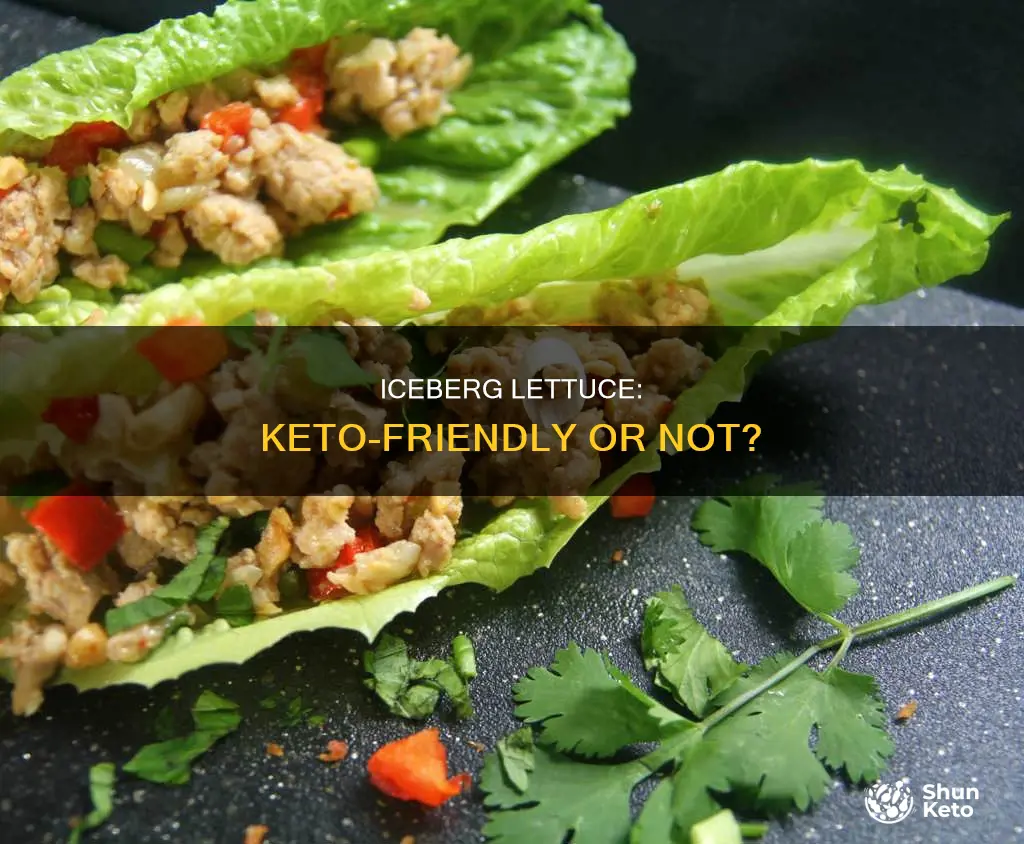 can you eat iceburg lettuce while on ketos