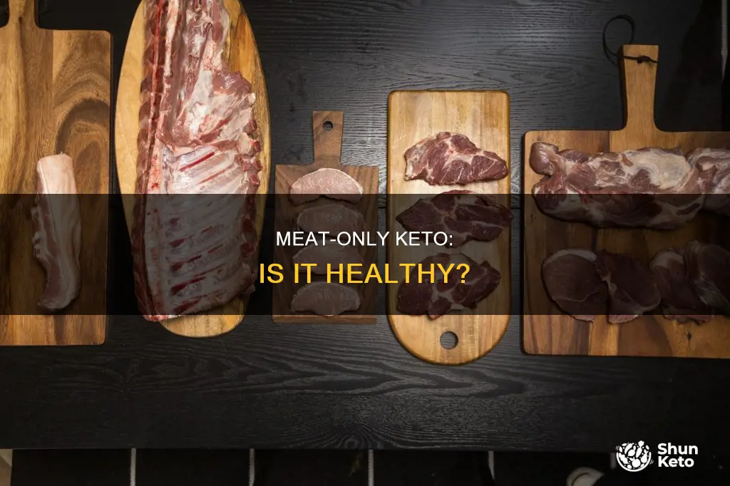 can you eat just meat on the keto diet