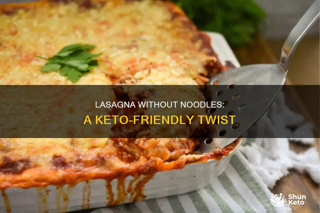 can you eat lasagna and skip noodles keto
