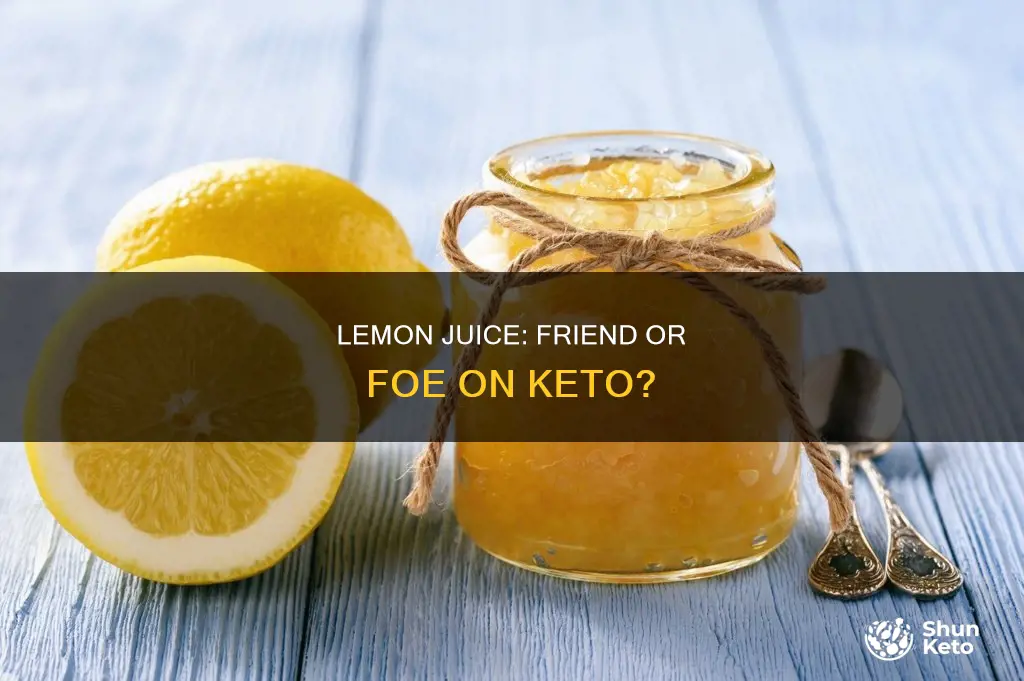 can you eat lemon juice on keto